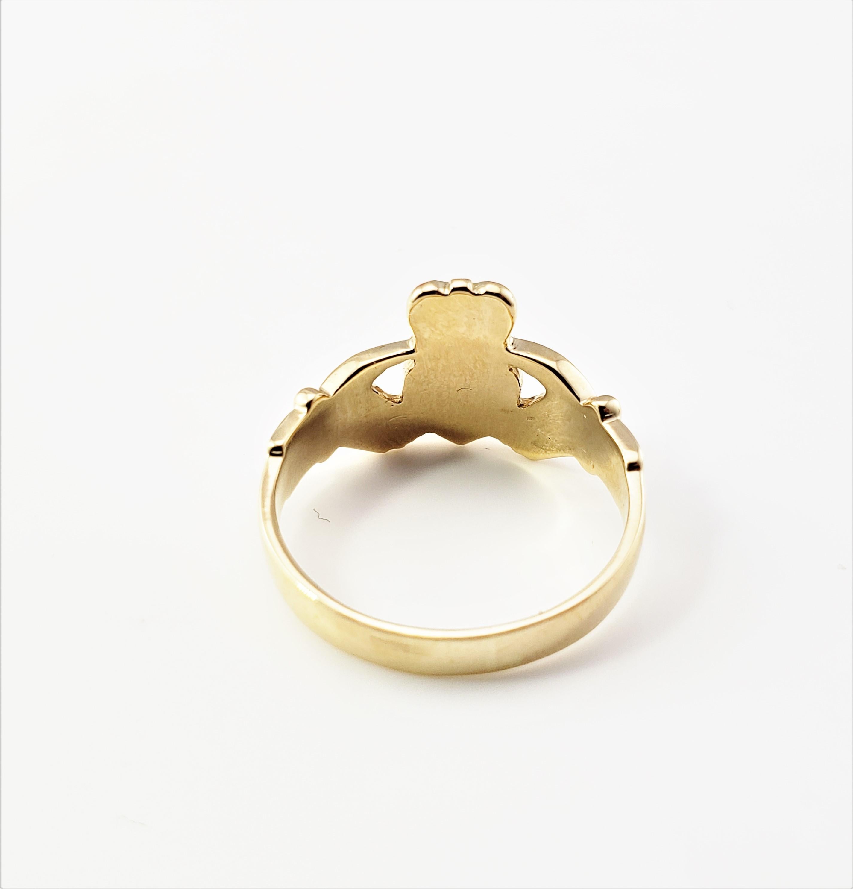 14 Karat Yellow Gold Claddagh Ring 1