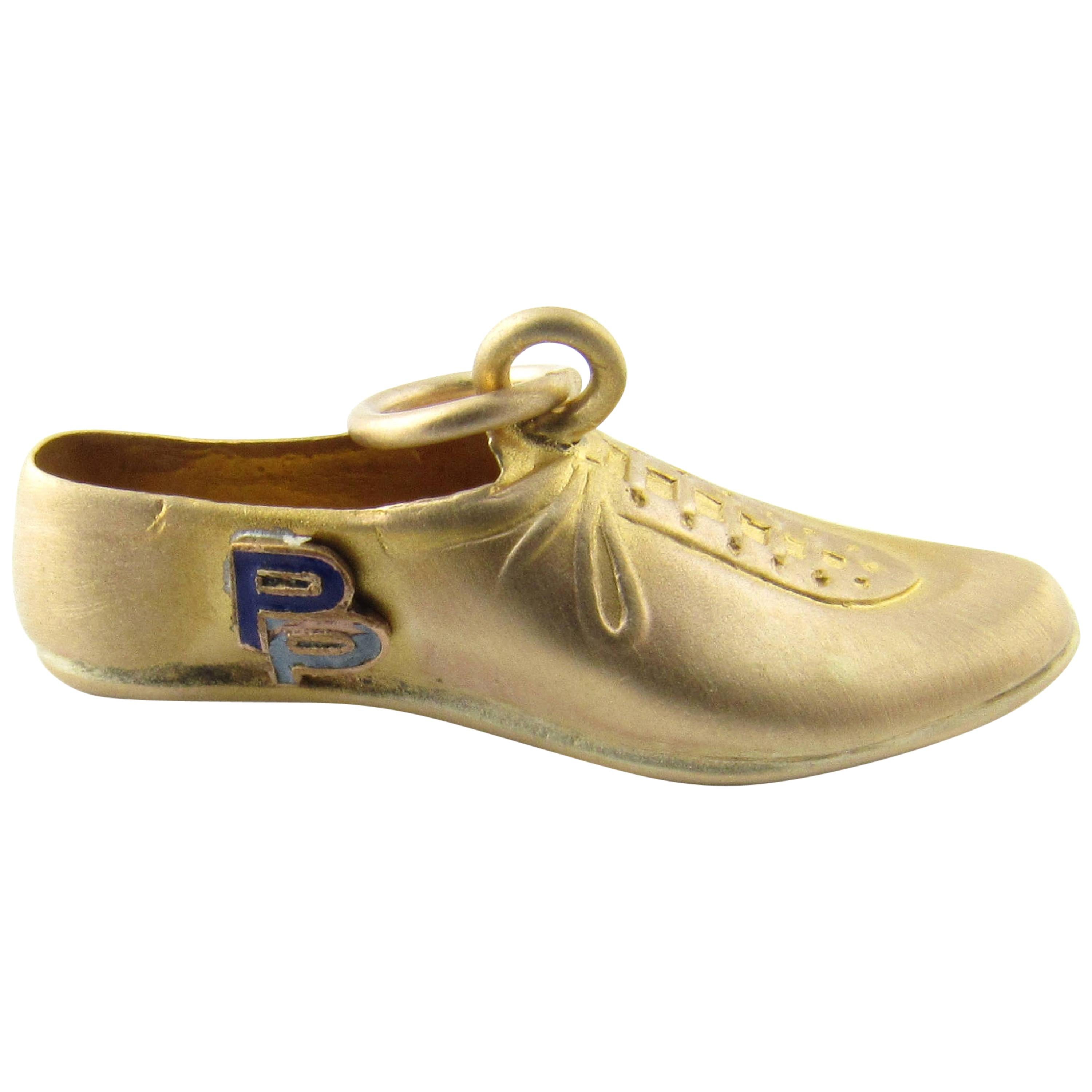 14 Karat Yellow Gold Cleat Charm