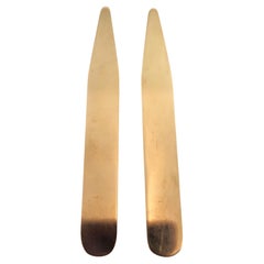 14 Karat Yellow Gold Collar Stays #18909