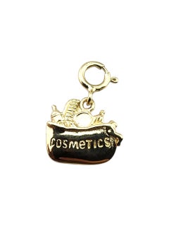 14 Karat Yellow Gold Cosmetics Bag Charm #23268