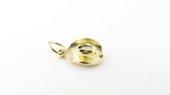 14 Karat Yellow Gold Cowboy Hat Charm