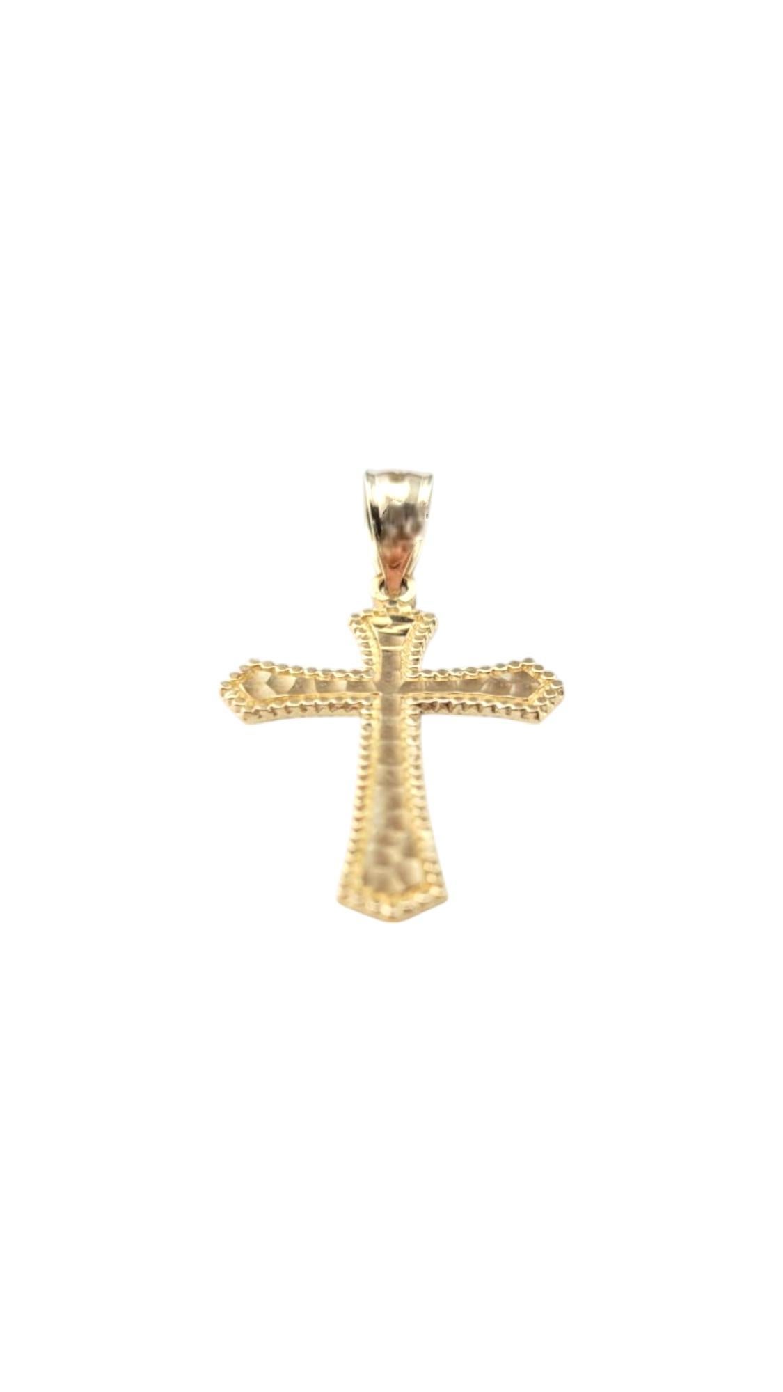 Pendentif croix en or jaune 14 carats n°20891 Bon état - En vente à Washington Depot, CT