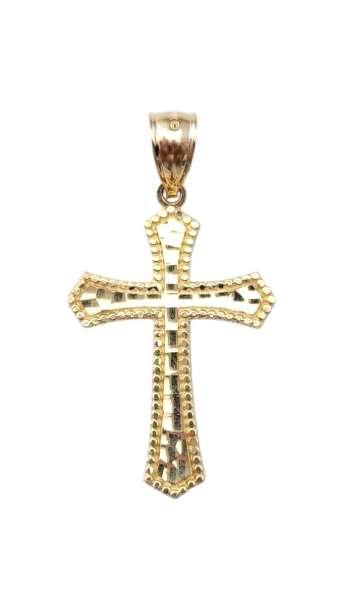 14 Karat Yellow Gold Cross Pendant #20891