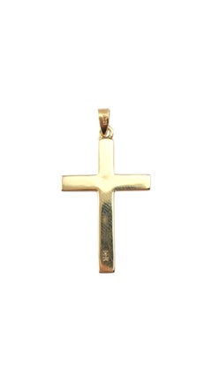 14 Karat Yellow Gold Cross Pendant #21275