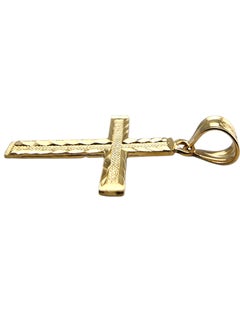 14 Karat Yellow Gold Cross Pendant #24850