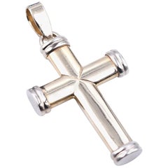 14 Karat Yellow Gold Cross Pendant