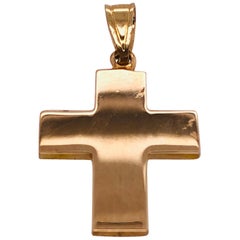 14 Karat Yellow Gold Cross / Religious Pendant