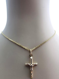 14 Karat Yellow Gold Crucifix Charm #23670