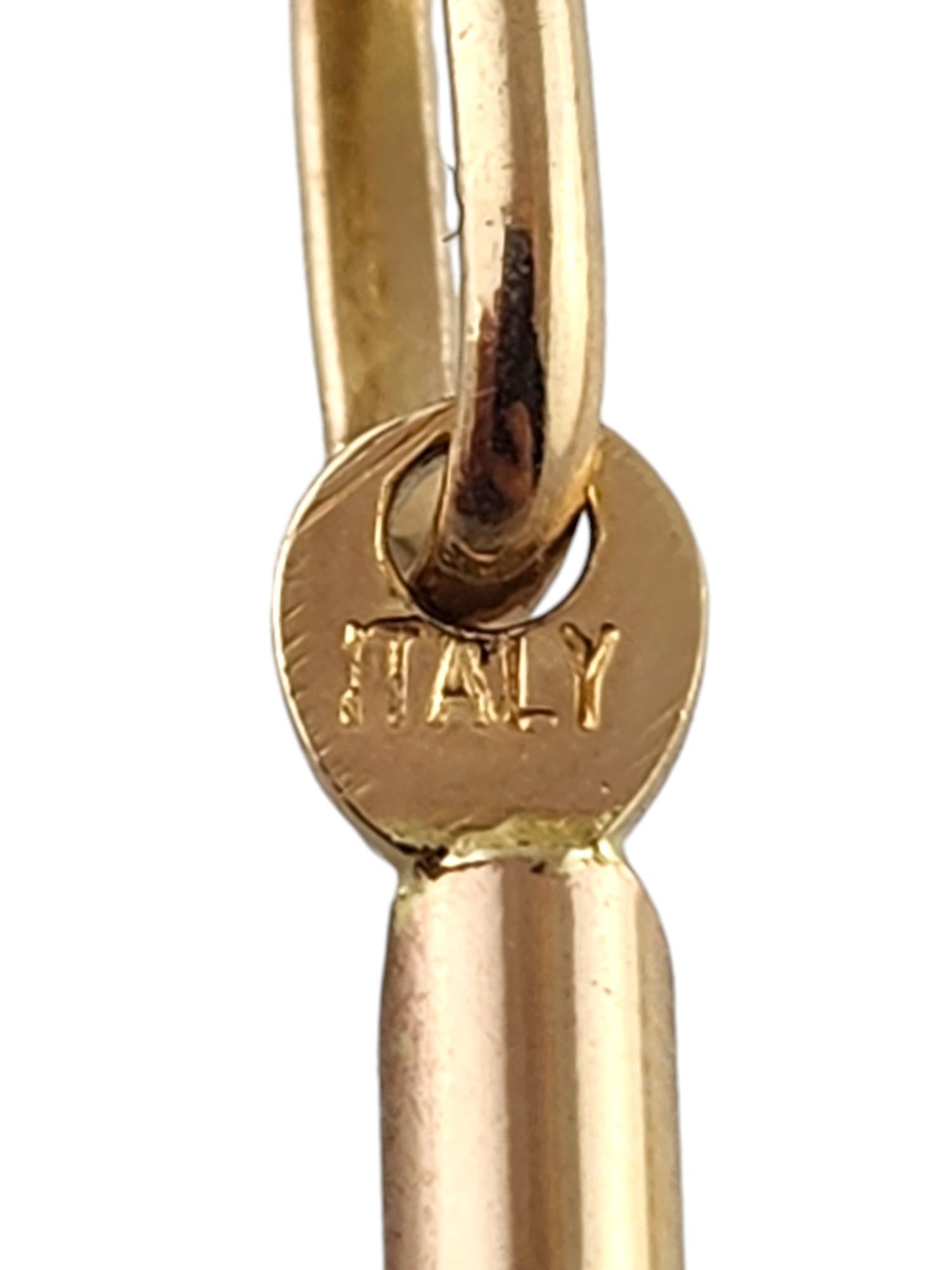 14 Karat Yellow Gold Crucifix Pendant #19296 For Sale 3