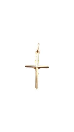 14 Karat Yellow Gold Crucifix Pendant #20903