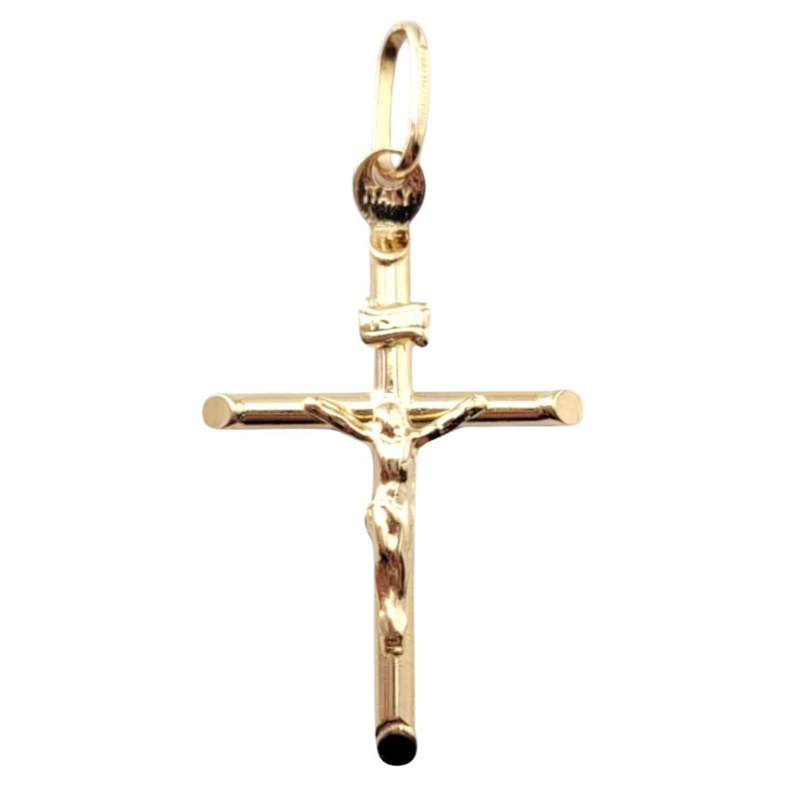 14 Karat Yellow Gold Crucifix Pendant #20903