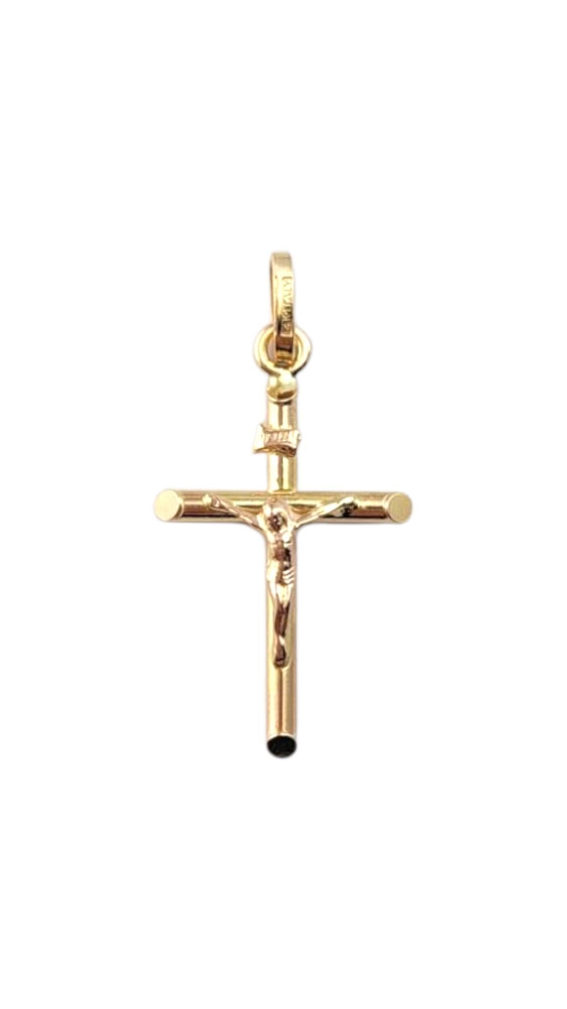 14 Karat Yellow Gold Crucifix Pendant #21328