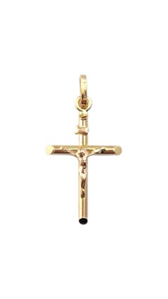 14 Karat Yellow Gold Crucifix Pendant #21328