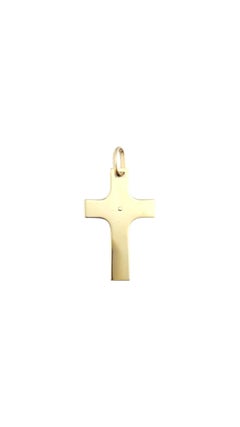 14 Karat Yellow Gold Crucifix Pendant #22261