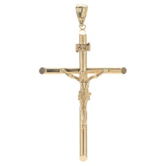 14 Karat Yellow Gold Crucifix Pendant 14 Karat Yellow Gold Crucifix Pendant