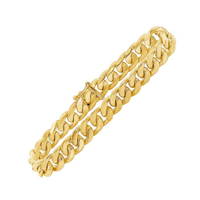 Bulgari Two Coin Chain Yellow Gold Bracelet at 1stDibs