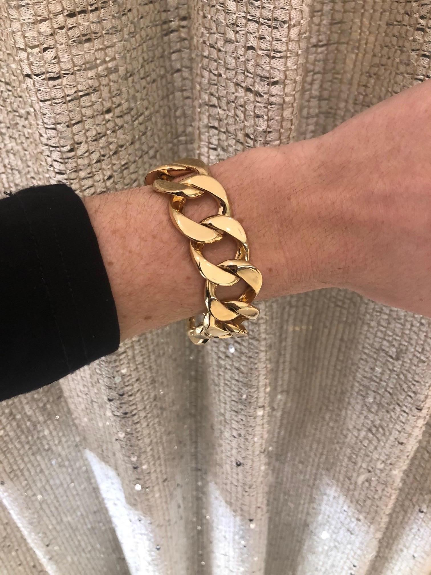 Women's 14 Karat Yellow Gold Curb Link Bracelet