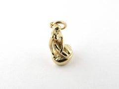14 Karat Yellow Gold Denmark Mermaid Charm