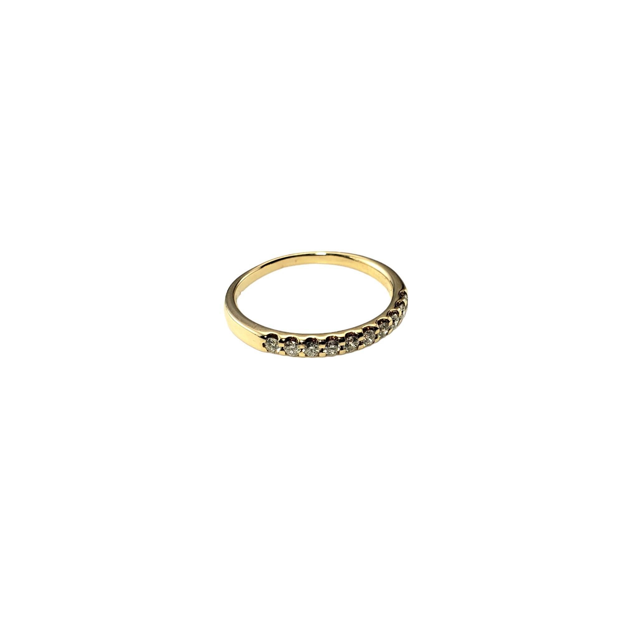 14 Karat Gelbgold Diamant-Ring Größe 6,5 #15793 im Zustand „Gut“ im Angebot in Washington Depot, CT