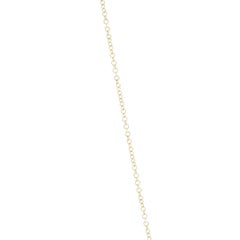 14 Karat Yellow Gold Diamond Bar Necklace