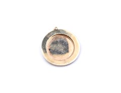 14 Karat Yellow Gold Diamond Four Leaf Clover Pendant