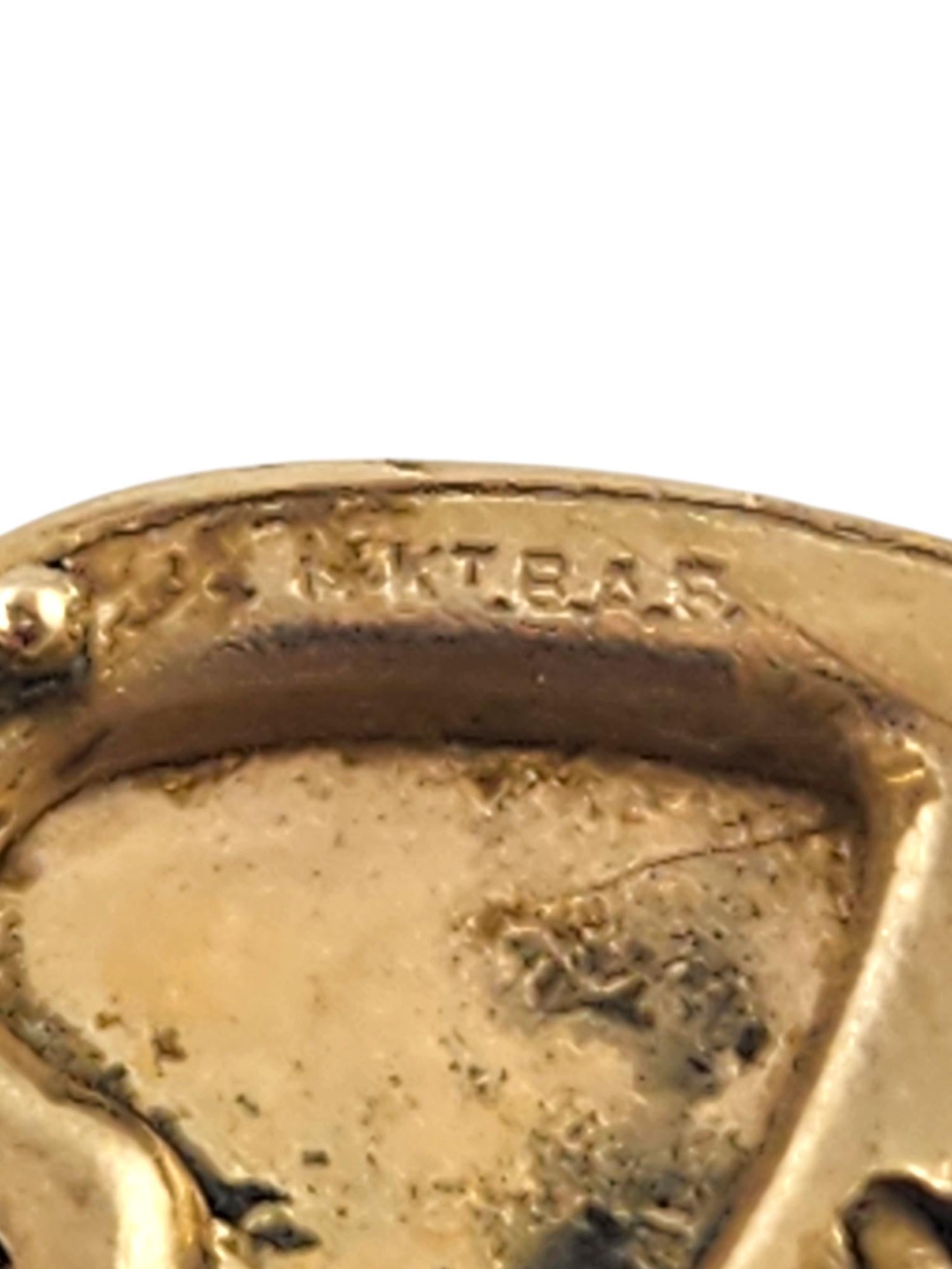 14 Karat Yellow Gold Diamond Heart Locket #19120 1