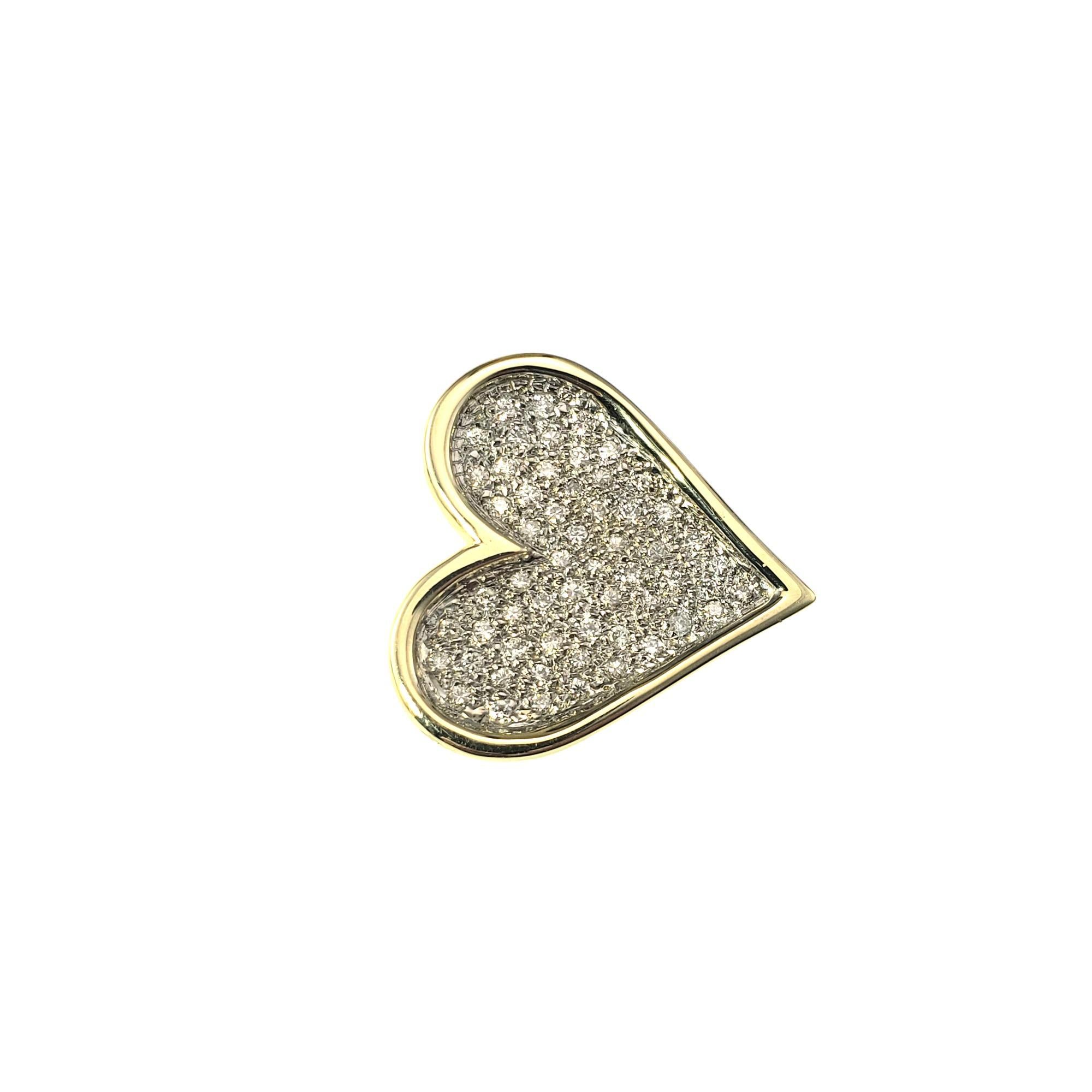 Contemporain Pendentif en or jaune 14 carats avec diamant Slide #20711 en vente