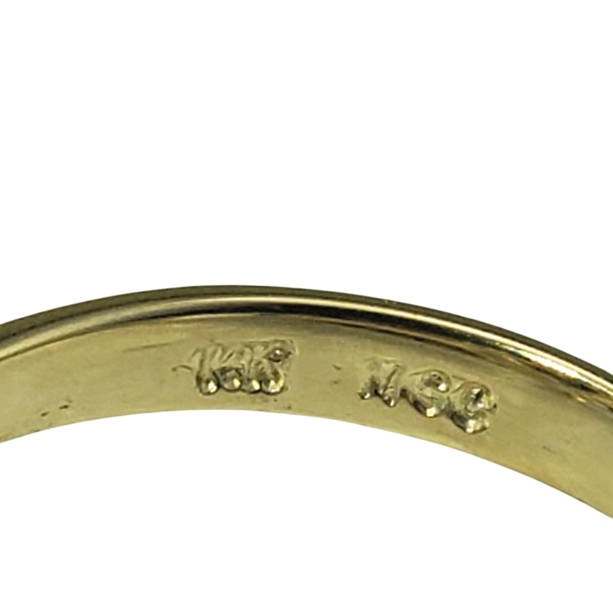 Bague cœur en or jaune 14 carats, taille 5,25-5,5 #21445 Pour femmes en vente