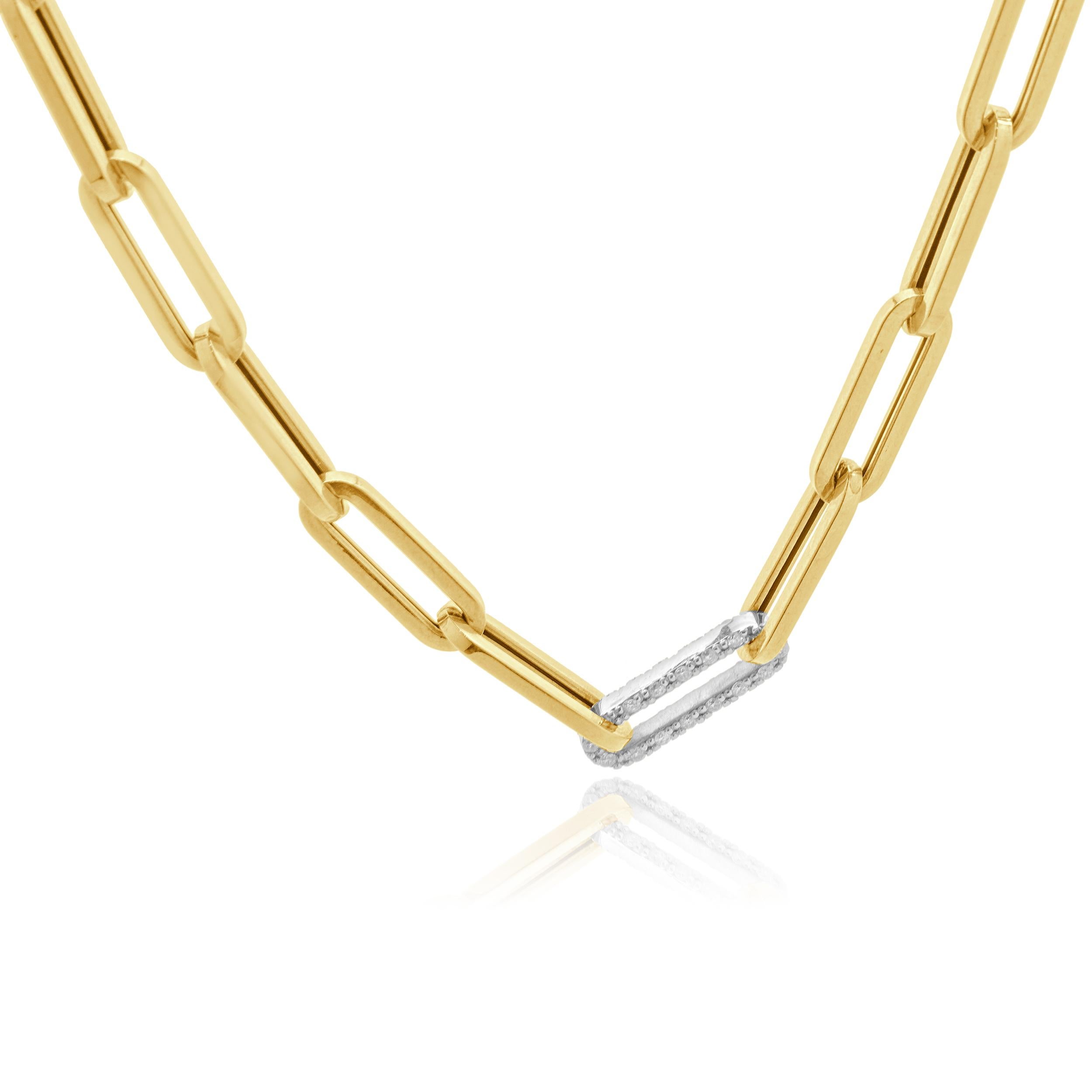 Designer: Sonderanfertigung
MATERIAL: 14K Gelbgold
Diamant: runder Brillantschliff = 1,00cttw
Farbe: G
Klarheit: SI1
Abmessungen: Halskette misst 34-Zoll in der Länge
Gewicht: 12.91 Gramm

