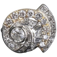 14 Karat Yellow Gold Diamond Ring