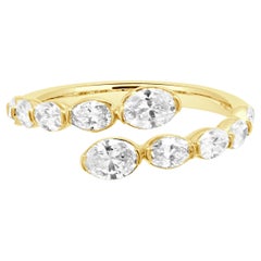 Bague en or jaune 14 carats avec diamant