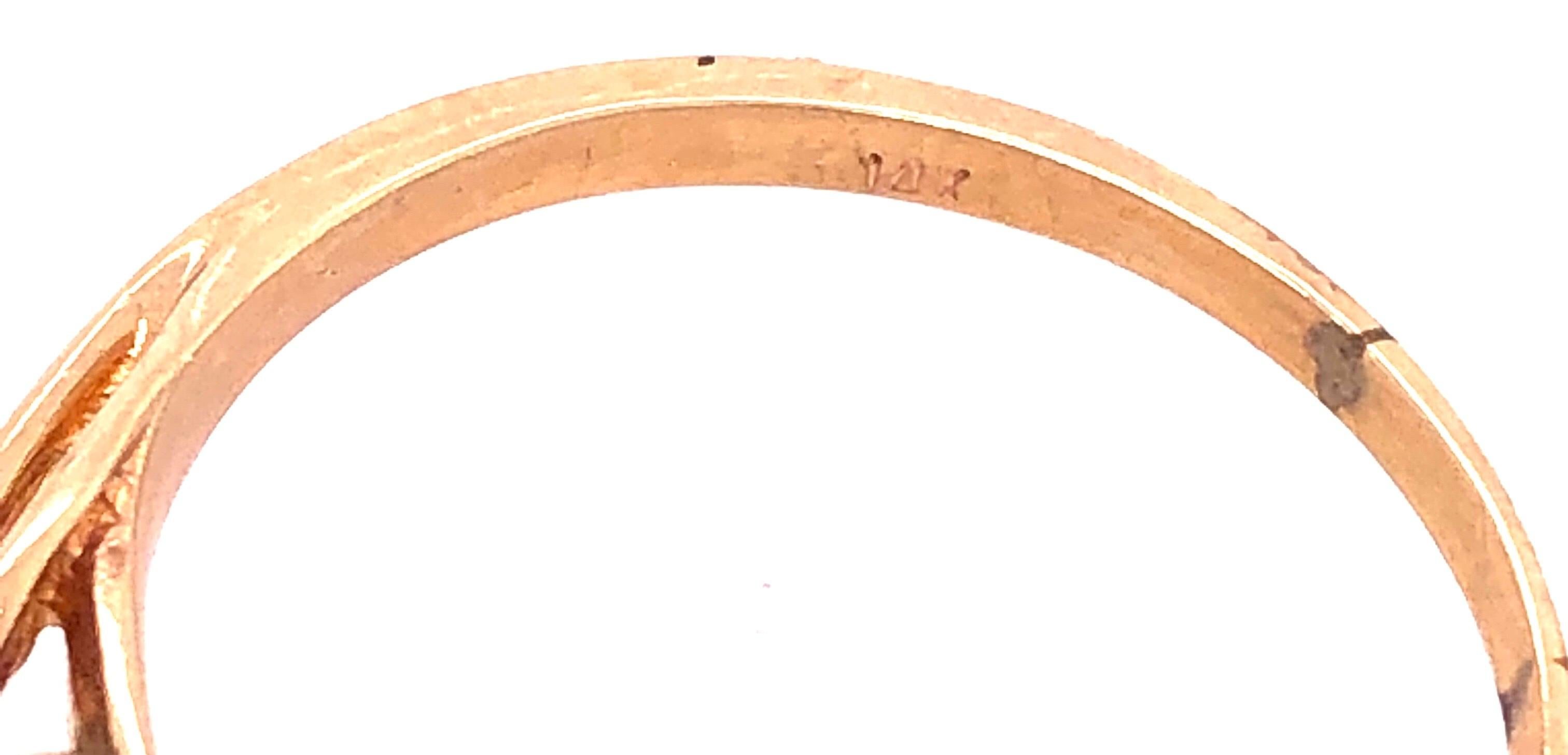 14 Karat Gelbgold Diamant Solitär-Ring 0,10 Gesamtgewicht Diamant im Zustand „Gut“ im Angebot in Stamford, CT