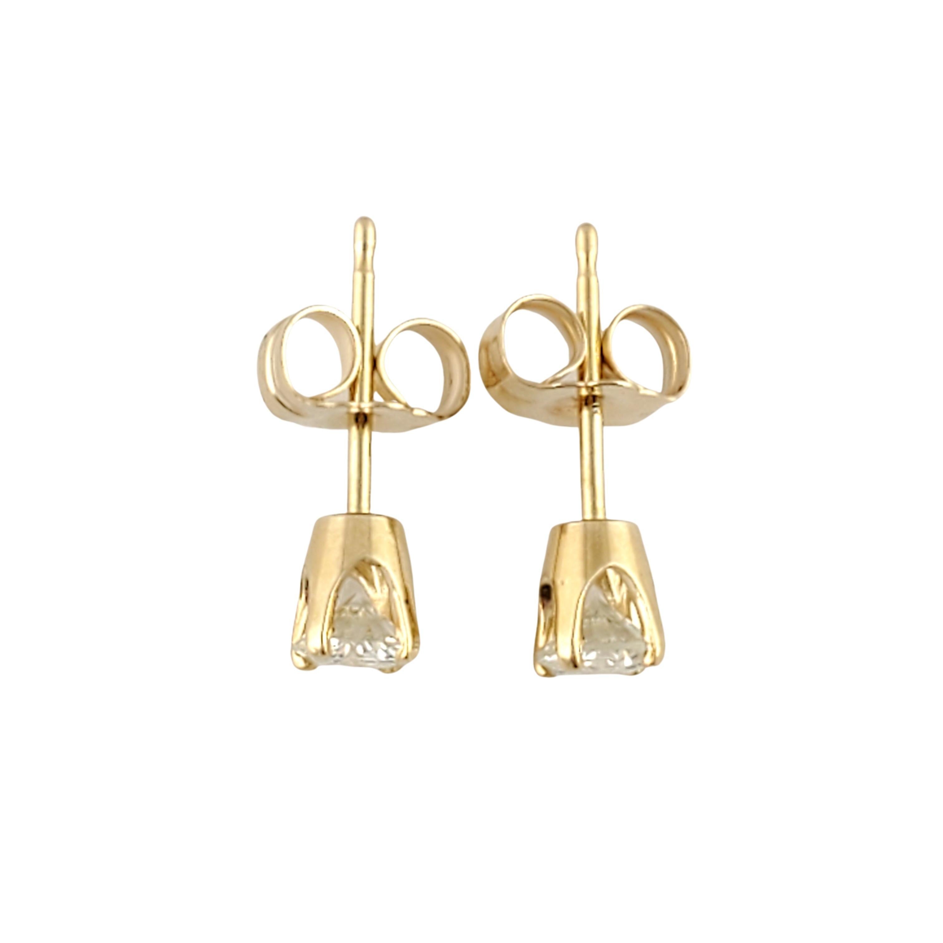 14 karat gold diamond earrings