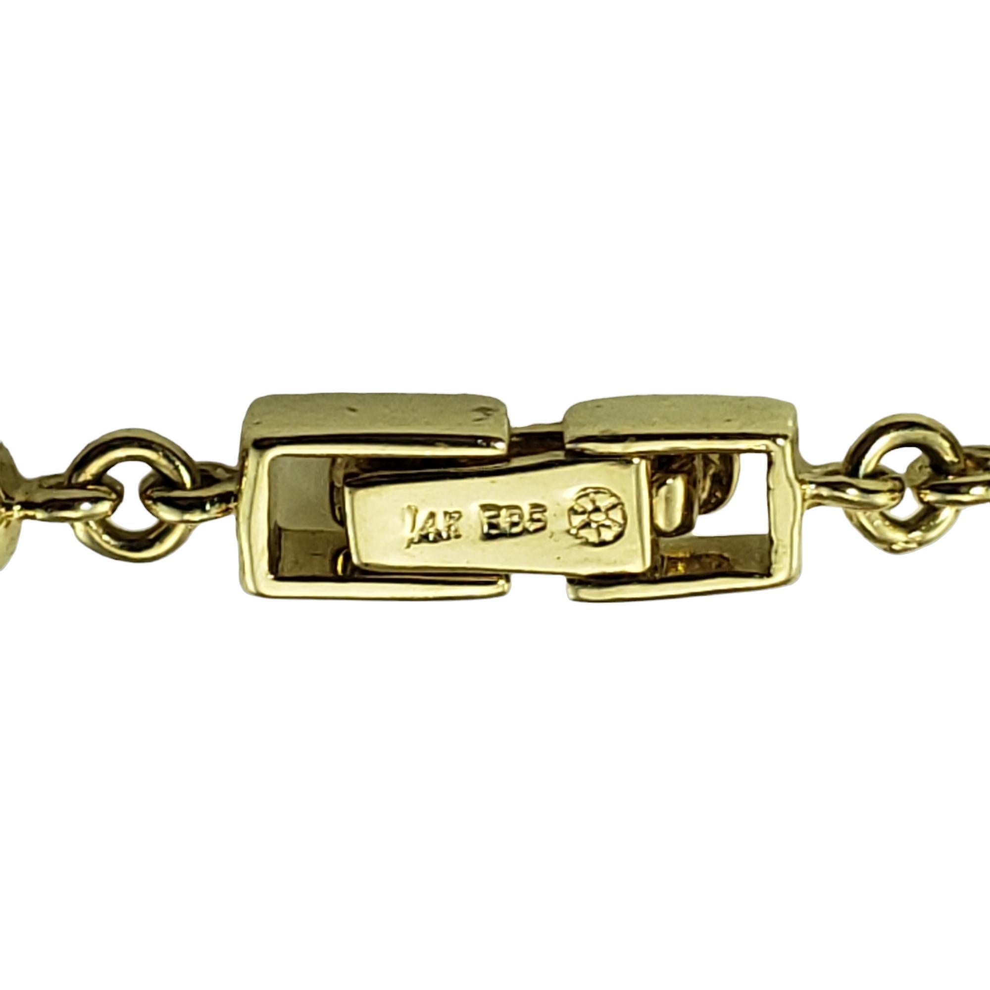 14 Karat Yellow Gold Diamond Tennis Bracelet #16402 In Good Condition For Sale In Washington Depot, CT