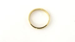 14 Karat Gelbgold Diamant-Hochzeitsring