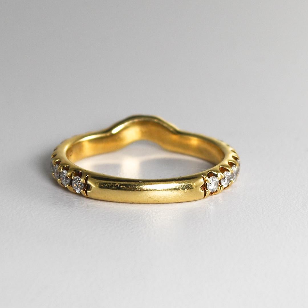 Ensemble de diamants en or jaune 14 carats d'un poids total de 1,50 carat en vente 5