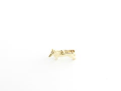 14 Karat Yellow Gold Doberman Pinscher Dog Charm