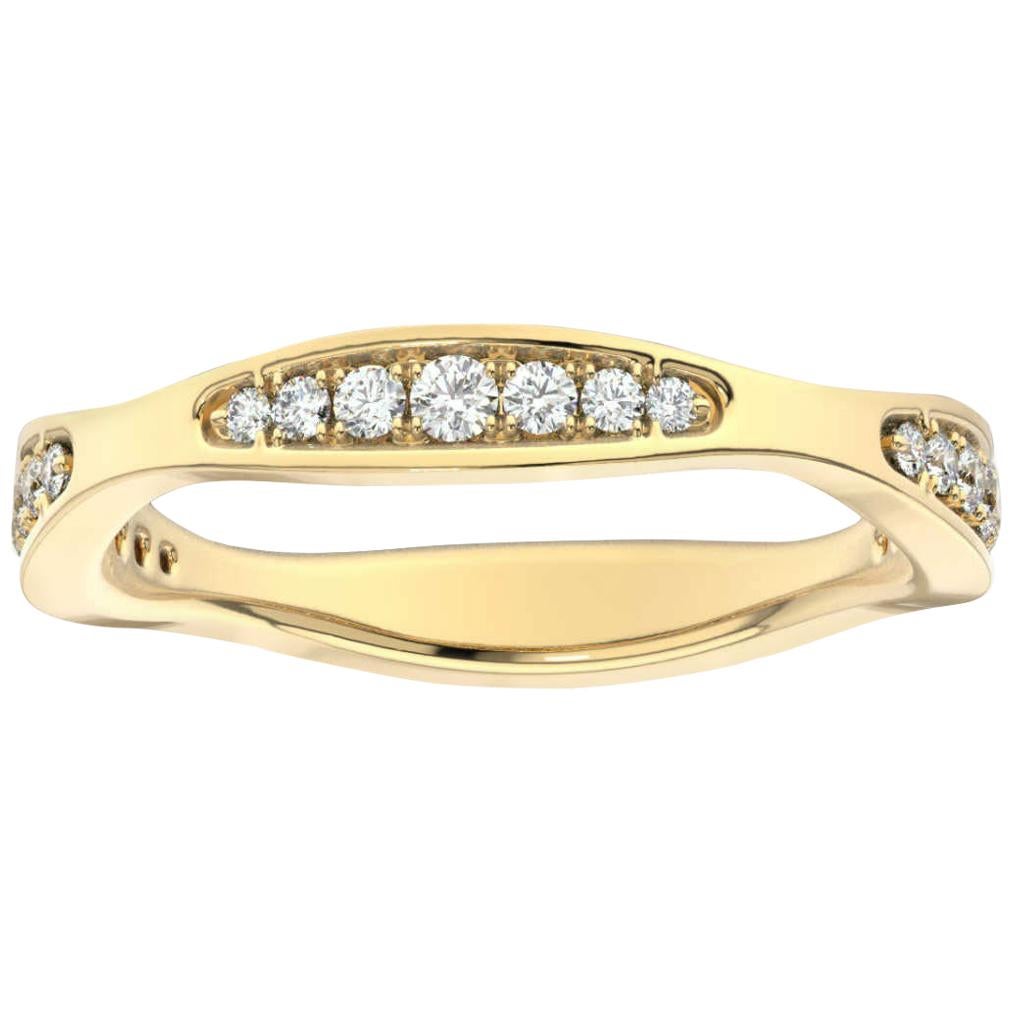 14 Karat Yellow Gold Donna Marquise Shape Diamond Ring '1/4 Carat'