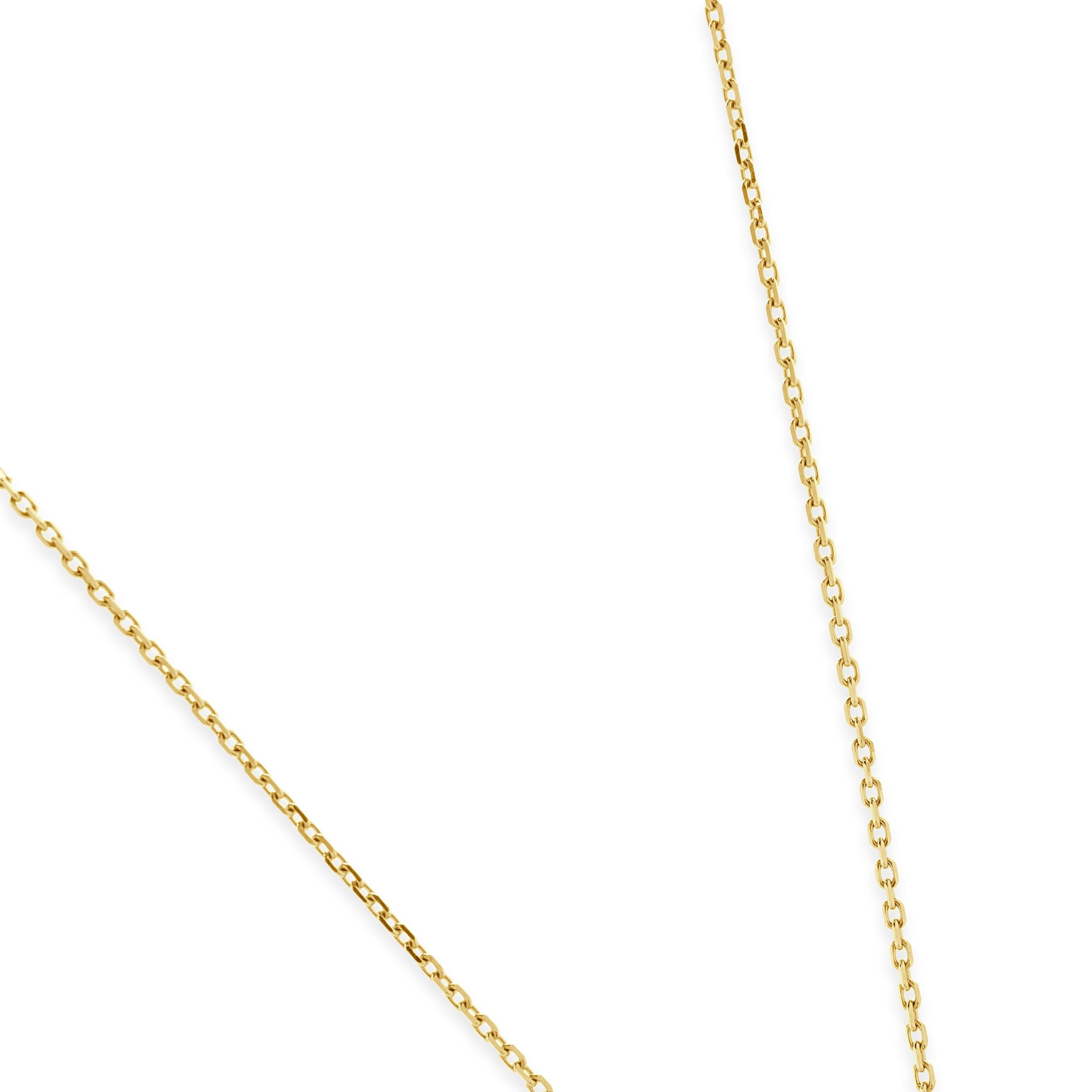 Collier en or jaune 14 carats à double cercle ouvert avec diamants Excellent état - En vente à Scottsdale, AZ