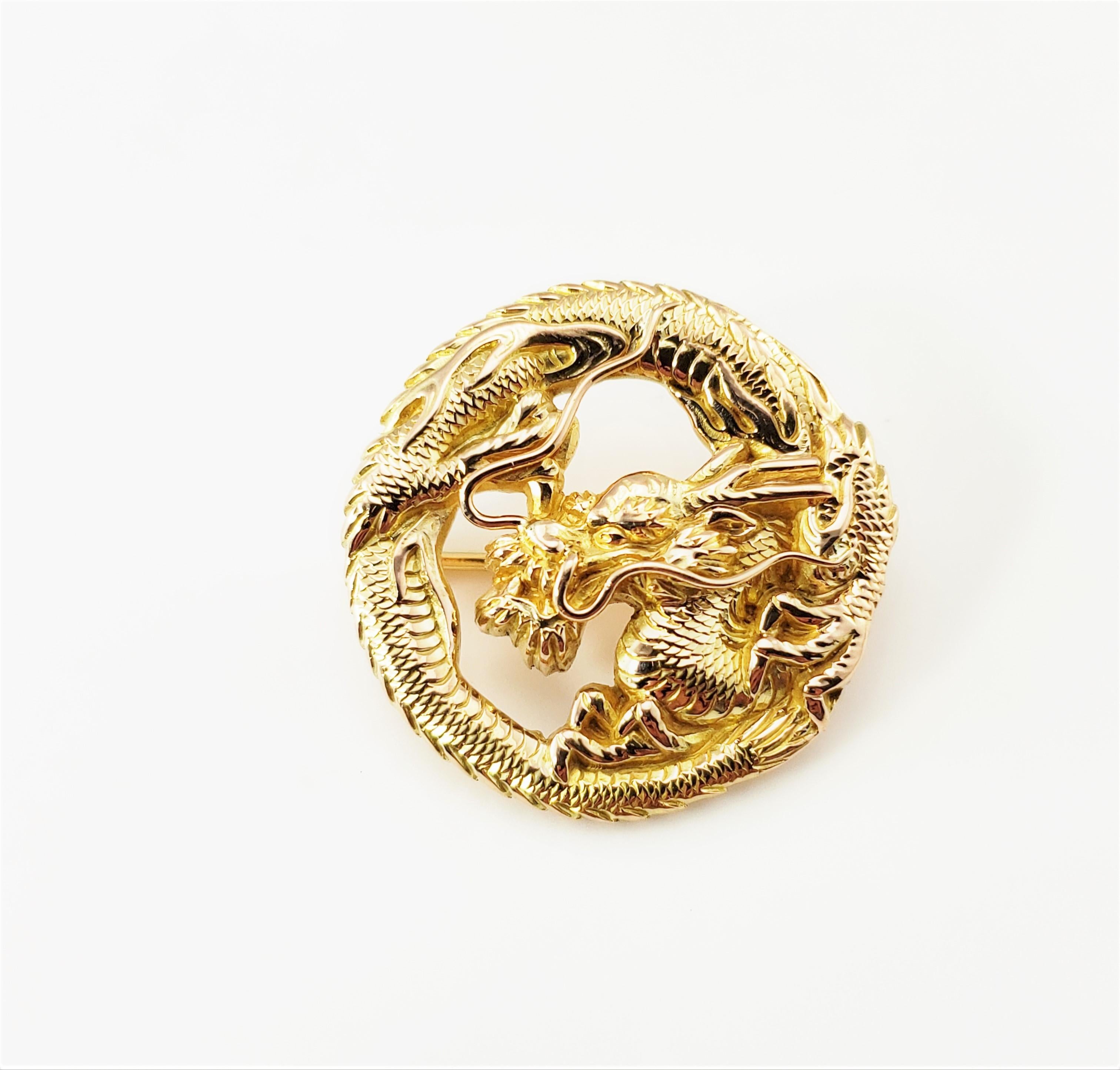 gold dragon pin