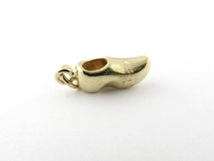 14 Karat Yellow Gold Dutch Shoe Charm