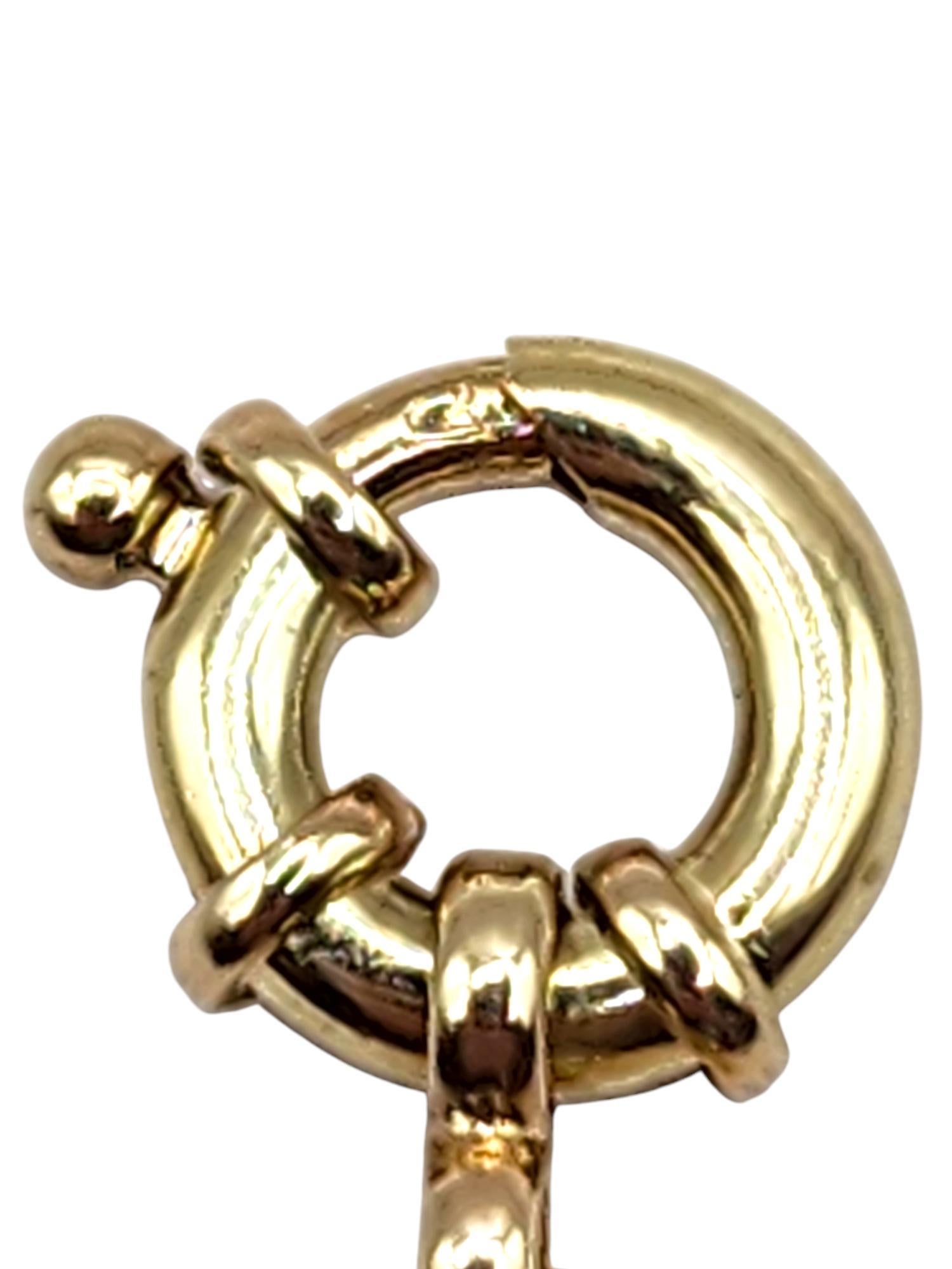 Bracelet en or jaune 14 carats teint en jade multicolore n° 20007 en vente 2