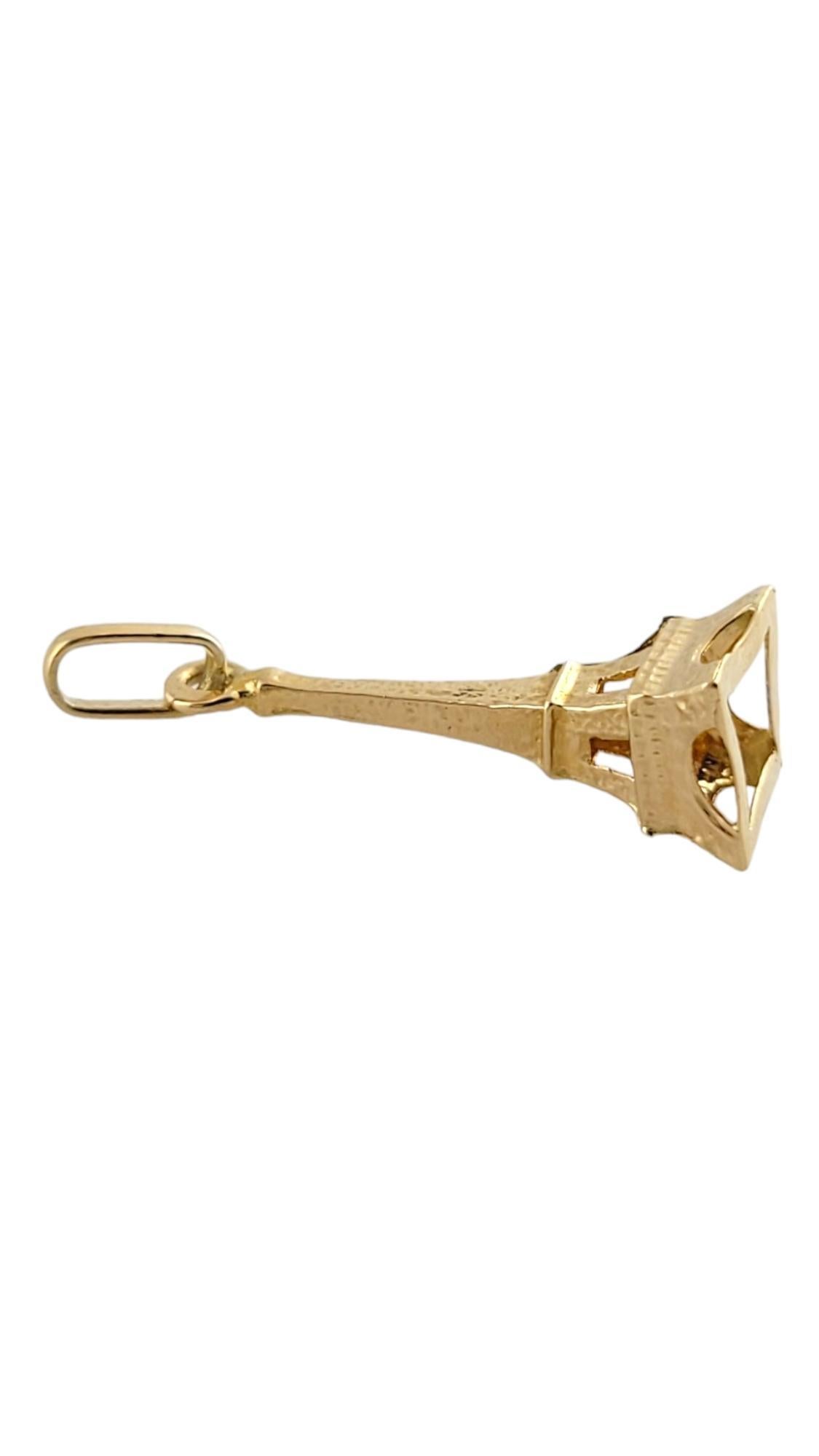 eiffel tower charm gold
