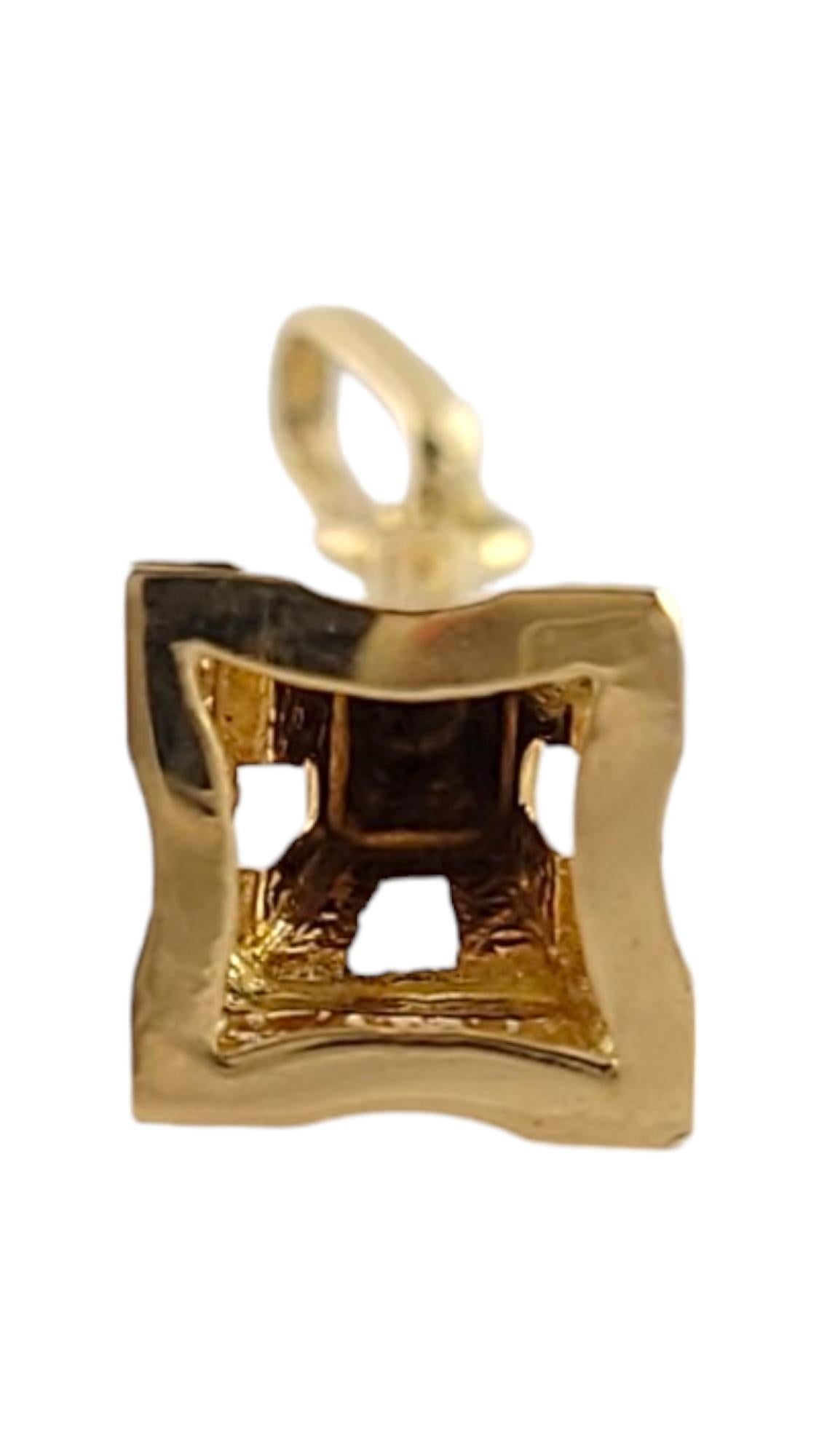 Women's 14 Karat Yellow Gold Eiffel Tower Charm #18217