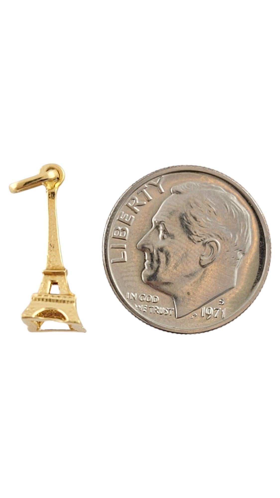 14 Karat Yellow Gold Eiffel Tower Charm #18217 2