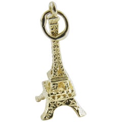 14 Karat Yellow Gold Eiffel Tower Charm