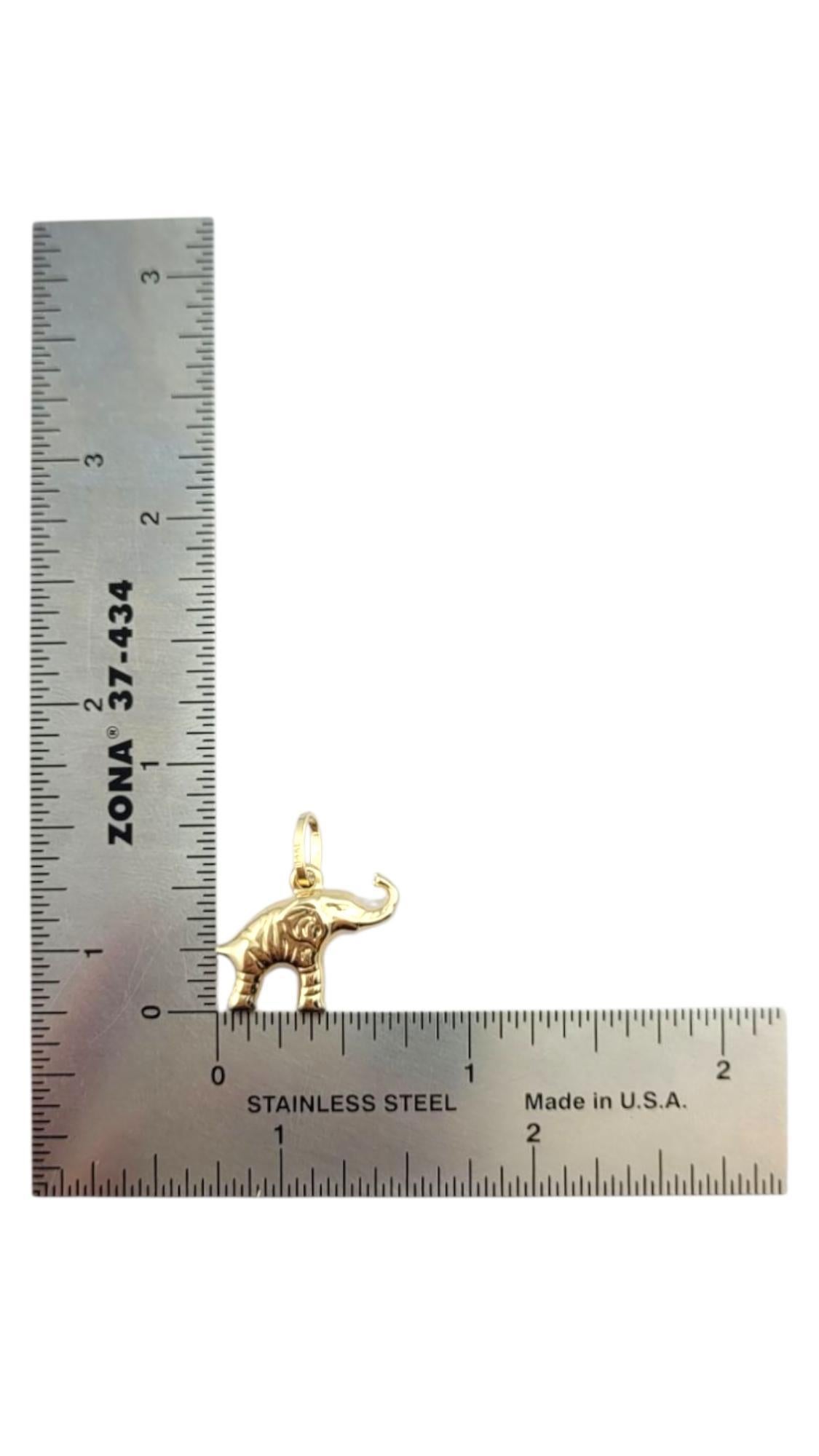 Ciondolo Elefante in oro giallo 14 carati #22247 in vendita 5