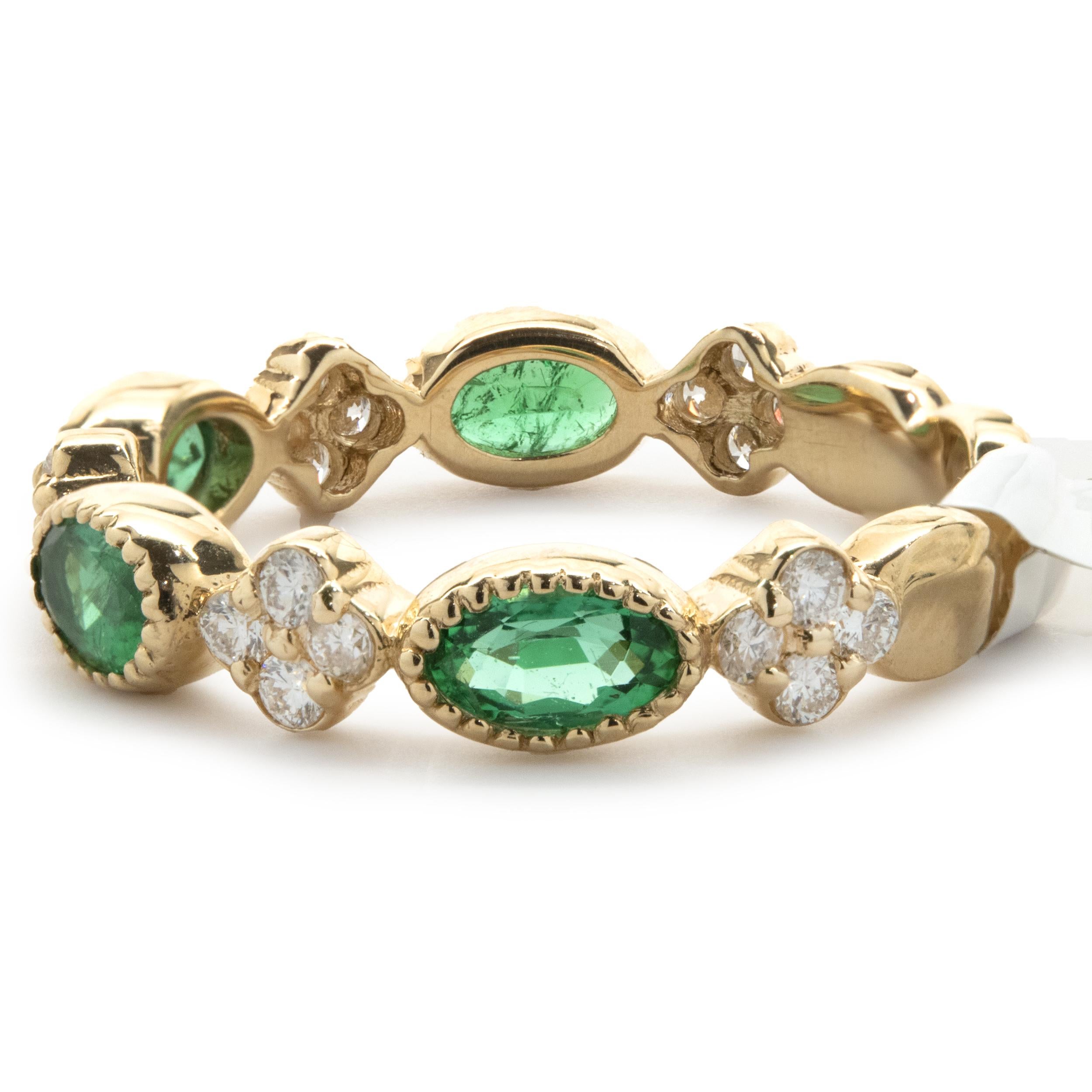 emerald and gold costume jewelry