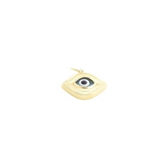 14 Karat Yellow Gold Evil Eye Charm