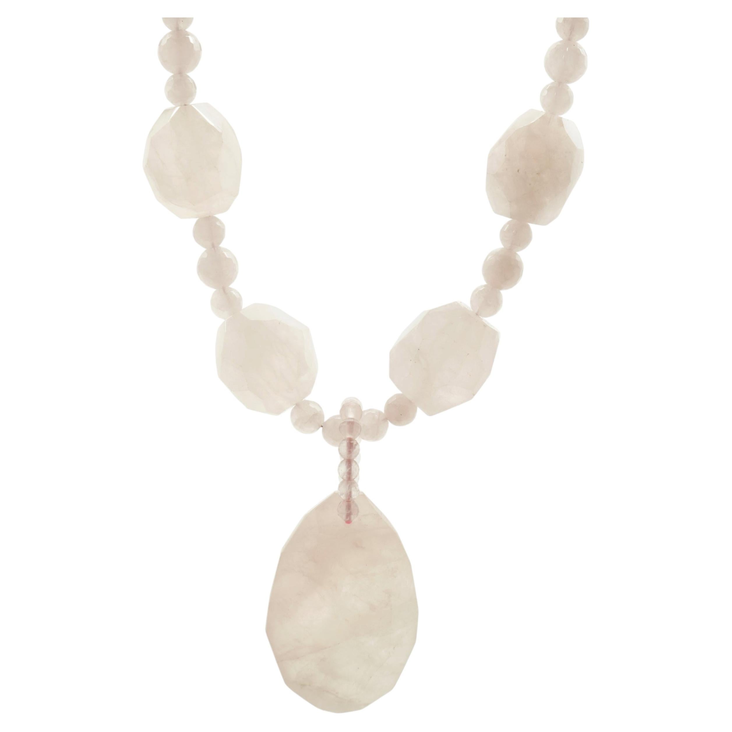 What does wearing a rose quartz necklace do?